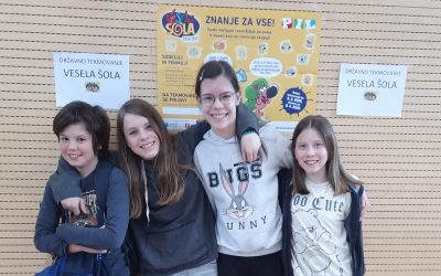 Zelo uspešni veselošolci: zlato in tri bronasta priznanja
